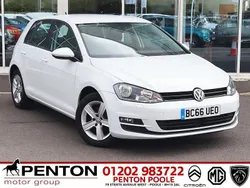 White Used 2017 VW Golf VII Edition Hatchback | £13,490 (Fair price)