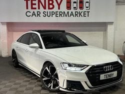 White Used 2021 Audi A8 Black Edition Sedan | £35,795 (A bit pricey)