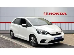 Platinum white pearl Used 2020 Honda Jazz Hybrid Hatchback | £15,786 (Fair price)