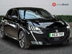 Black Used 2021 Peugeot e-208 GT Hatchback | £10,849 (Fair price)