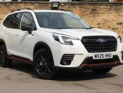 White New 2025 Subaru Forester Sport SUV | £34,474