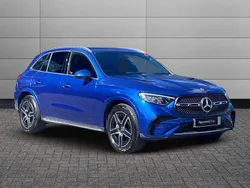 Blue Used 2024 Mercedes GLC300e AMG line SUV | £42,650 (Fair price)