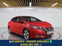 Red Used 2021 Nissan Leaf Tekna Hatchback | £9,999 (Good price)