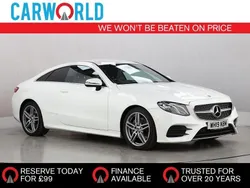 White Used 2019 Mercedes E220 AMG line Coupe | £19,972 (Good price)
