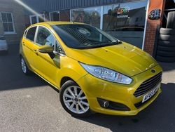 Yellow Used 2015 Ford Fiesta Titanium Hatchback | £6,407 (Fair price)