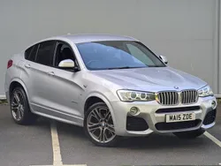 Silver Used 2015 BMW X4 M Sport SUV | £12,995 (Fair price)