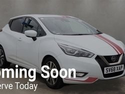White Used 2018 Nissan Micra N-Connecta Hatchback | £10,794 (Expensive)
