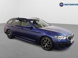 Blue Used 2021 BMW 520 M Sport Estate | £25,399 (Fair price)