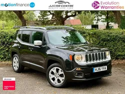 Black Used 2016 Jeep Renegade Limited SUV | £9,895 (Fair price)