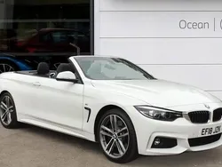 White Used 2018 BMW 440 M Sport Cabriolet | £22,950 (Fair price)