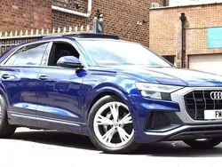 Blue Used 2019 Audi Q8 S-Line SUV | £37,450 (Fair price)