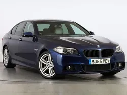 Blue Used 2015 BMW 530 M Sport | £16,000 (Fair price)