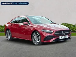 Red Used 2023 Mercedes A250 AMG Line Premium Plus Sedan | £27,149 (Expensive)