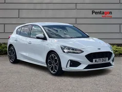 White Used 2021 Ford Focus ST-Line X Hatchback | £14,011 (Fair price)