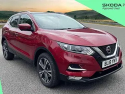 Red Used 2018 Nissan Qashqai N-Connecta SUV | £8,795 (Fair price)