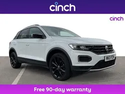 White Used 2021 VW T-Roc Black Edition SUV | £19,449 (Fair price)