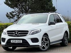 White Used 2018 Mercedes GLE350 AMG Estate | £23,995 (Fair price)