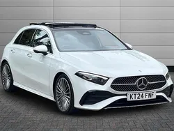 Digital white Used 2024 Mercedes A200 AMG Line Premium Plus Hatchback | £27,190 (Expensive)