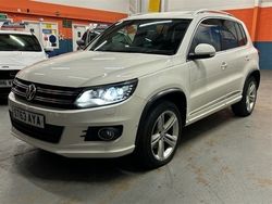White Used 2013 VW Tiguan R-line SUV | £9,500 (Fair price)