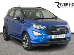 Lightning blue Used 2019 Ford Ecosport ST-Line SUV | £9,490 (Fair price)