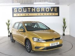 Yellow Used 2018 VW Golf VII SE Hatchback | £11,989 (Good price)