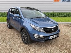 Blue Used 2014 Kia Sportage 2 SUV | £4,300 (Fair price)