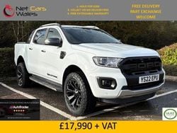 White Used 2022 Ford Ranger Wildtrack Pickup | £17,990 (Fair price)