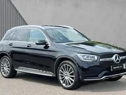 Black Used 2021 Mercedes GLC300 AMG Line Premium Estate | £29,927 (Fair price)