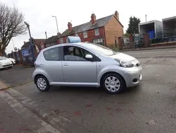 Metallic silver Used 2012 Toyota Aygo Hatchback | £4,795 (Fair price)