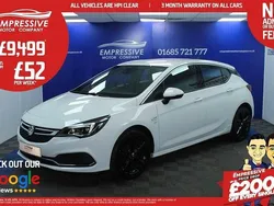 White Used 2019 Vauxhall Astra SRi Hatchback | £9,499 (Fair price)