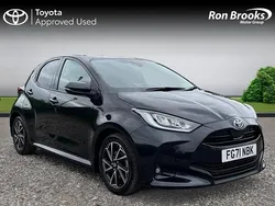 Black Used 2021 Toyota Yaris Hybrid Design Hatchback | £15,361 (Fair price)