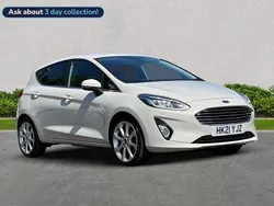 White Used 2021 Ford Fiesta Titanium X Hatchback | £10,199 (Good price)