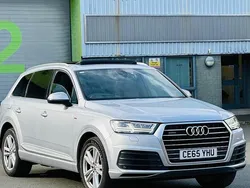 Silver Used 2015 Audi Q7 S-Line SUV | £17,990 (Expensive)