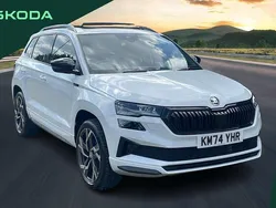 White Used 2024 Skoda Karoq SportLine SUV | £29,650 (Fair price)