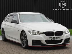 White Used 2019 BMW 320 M Sport Estate | £17,885 (Fair price)