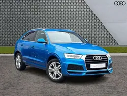 Blue Used 2017 Audi Q3 S-Line SUV | £14,999 (Fair price)
