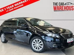 Black Used 2021 Peugeot 308 Allure Premium Estate | £14,499 (Fair price)