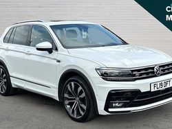 White Used 2019 VW Tiguan R-line SUV | £21,442 (Fair price)
