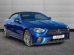 Blue Used 2021 Mercedes E300 AMG Line Premium Cabriolet | £31,795 (Super price)