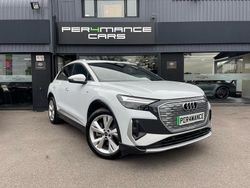 White Used 2023 Audi Q4 e-tron S-Line SUV | £28,990 (Fair price)