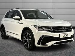 White Used 2021 VW Tiguan R-line SUV | £27,750 (Fair price)