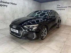 Black Used 2021 Audi A3 S-Line Sedan | £15,355 (Fair price)