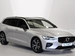 Silver Used 2021 Volvo V60 R-Design Estate | £21,995 (Fair price)
