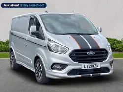 Silver Used 2021 Ford Transit Custom Sport Van | £25,000 (Fair price)