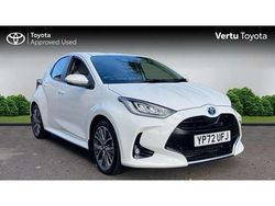 White Used 2022 Toyota Yaris Hybrid Hatchback | £19,665 (A bit pricey)