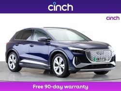Blue Used 2021 Audi Q4 e-tron S-Line SUV | £20,249