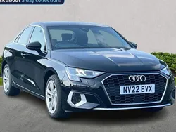 Black Used 2022 Audi A3 Sport Sedan | £21,326 (Good price)