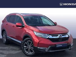 Crystal red Used 2022 Honda CR-V Hybrid SUV | £27,295 (A bit pricey)
