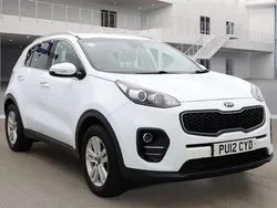 White Used 2017 Kia Sportage 2 SUV | £6,699 (A bit pricey)