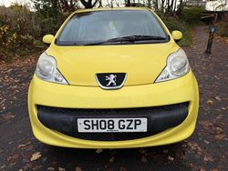 Yellow Used 2008 Peugeot 107 Hatchback | £1,495 (Fair price)